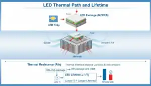 Featured image for How do heatsink & LED package impact life?
