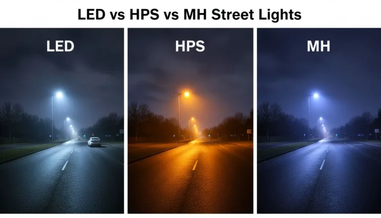 Featured image for Street Lighting Technologies Explained: LED vs. HPS vs. Metal Halide