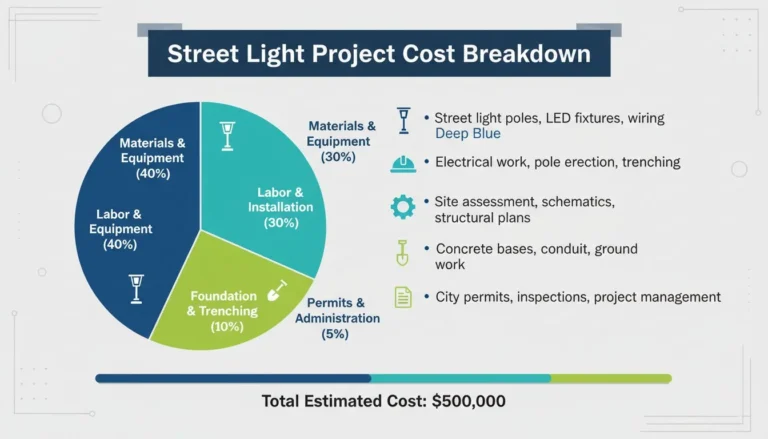 Featured image for What your street-light budget really buys: fixture, pole, cable & commissioning cost map