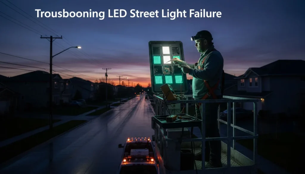 Featured image for Where to look first when lights fail: surge, water ingress, driver—fast troubleshooting