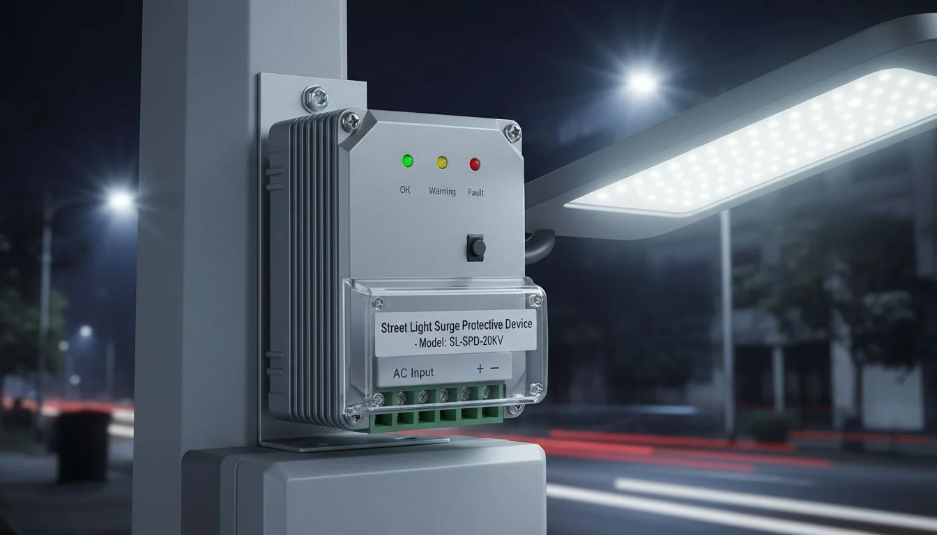 An image showing a surge protective device (SPD) module for an LED driver
